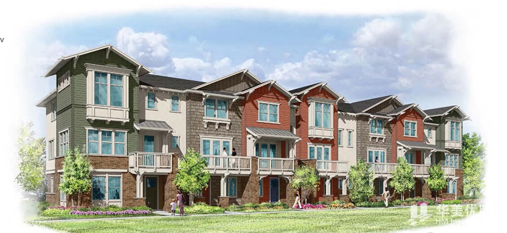 旧金山硅谷全新联排别墅—the Vale