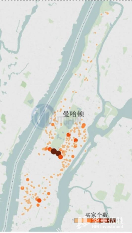 纽约房产投资地区分布图：布鲁克林区和皇后区最受青睐