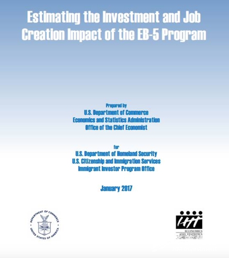 报告：EB-5创造了近17万个就业和164亿美金投资