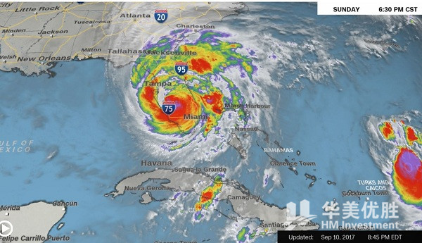 飓风Irma登陆佛州，奥兰多度假村提供避难所