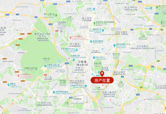 马德里-市区-公寓-55.3万欧-约103-2室2卫(bly 440 190530 mad)